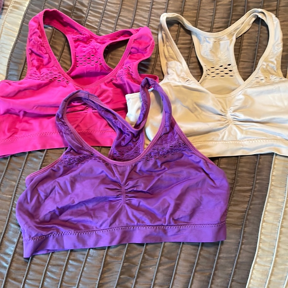 Lot of 3 sports bras